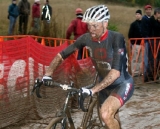 Skerritt rockets off in pursuit post-mechanical © Dave Roth