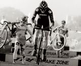 Derek Yara (Mash SF) puts on a clinic in the TRP Brake Zone, BASP #4. Bay Area Cyclocross © Vantage Velo