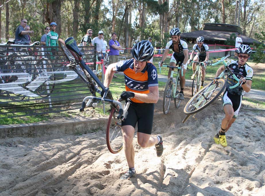Don Myrah unveils a new technique to keep the HRS / RockLobster team at bay. ?Cyclocross Magazine