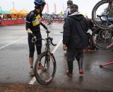 The pits were extremely busy throughout the day. Cyclocross Magazine's Andrew Yee pays his third visit to them. © Paul Guerra