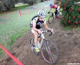 Wyandt leads Reaney with three to go. Bay Area Super Prestige 2010, Coyote Point Finals, 12/5/2010. ©