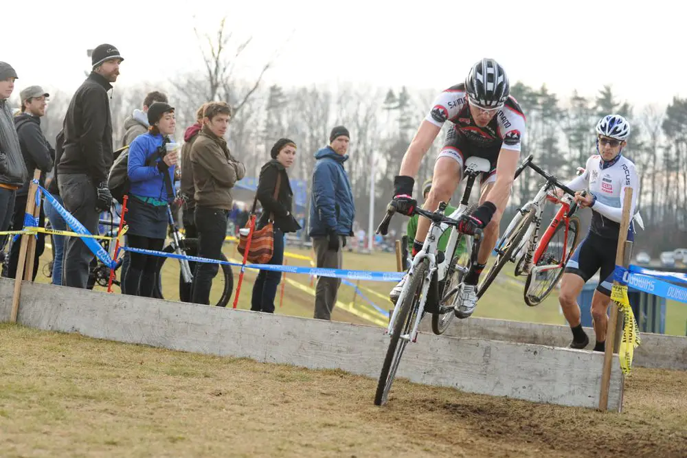 Gagne launches over the hurdles © Natalia Boltukhova | Pedal Power Photography | 2011