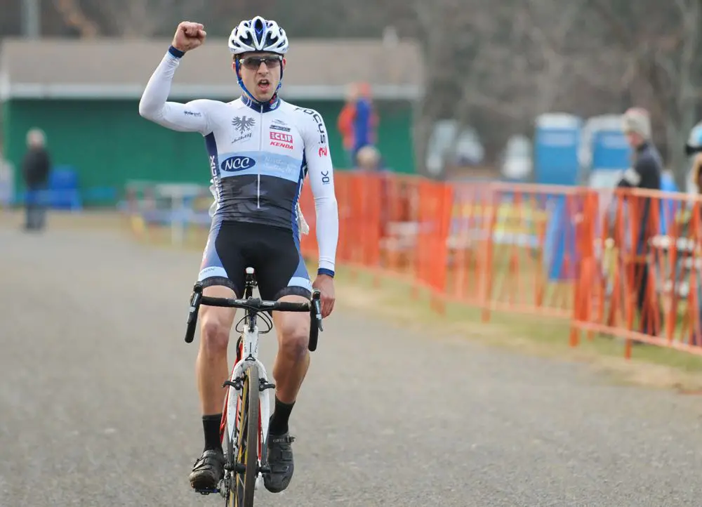 Durrin was happy with third in front of his family © Natalia Boltukhova | Pedal Power Photography | 2011