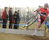 McNicholas blows through the barriers © Natalia Boltukhova | Pedal Power Photography | 2011