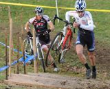 Durrin leads Gagne up the stairs © Natalia Boltukhova | Pedal Power Photography | 2011