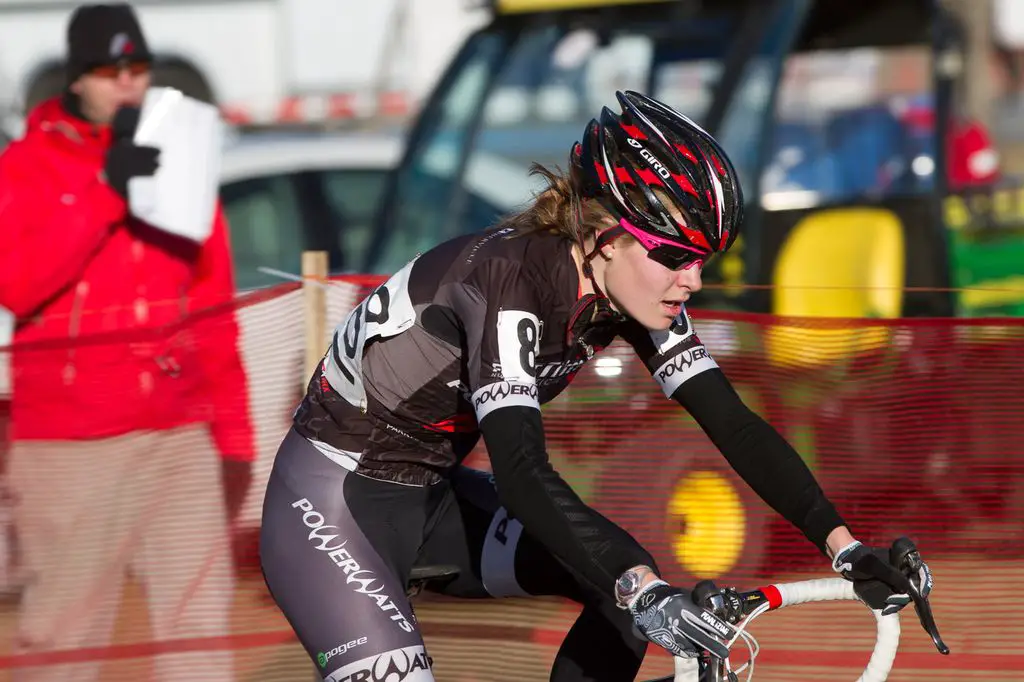 Canadian Maghalie Rochette on her way to fourth place. © Todd Prekaski