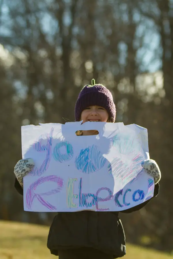 A young fan cheered for Rebecca Wellons. © Todd Prekaski