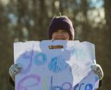 A young fan cheered for Rebecca Wellons. © Todd Prekaski