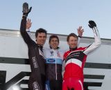 The Elite Men's podium: Milne, Garrigan, Durrin. © Todd Prekaski