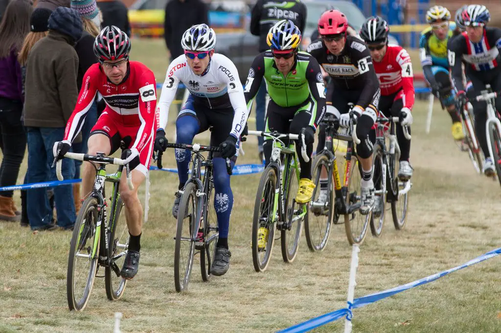 Milne, Durrin, and Johnson at the front, keeping attacks in control. © Todd Prekaski