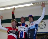 The Elite Men's podium: Milne, Powers, Durrin. © Todd Prekaski