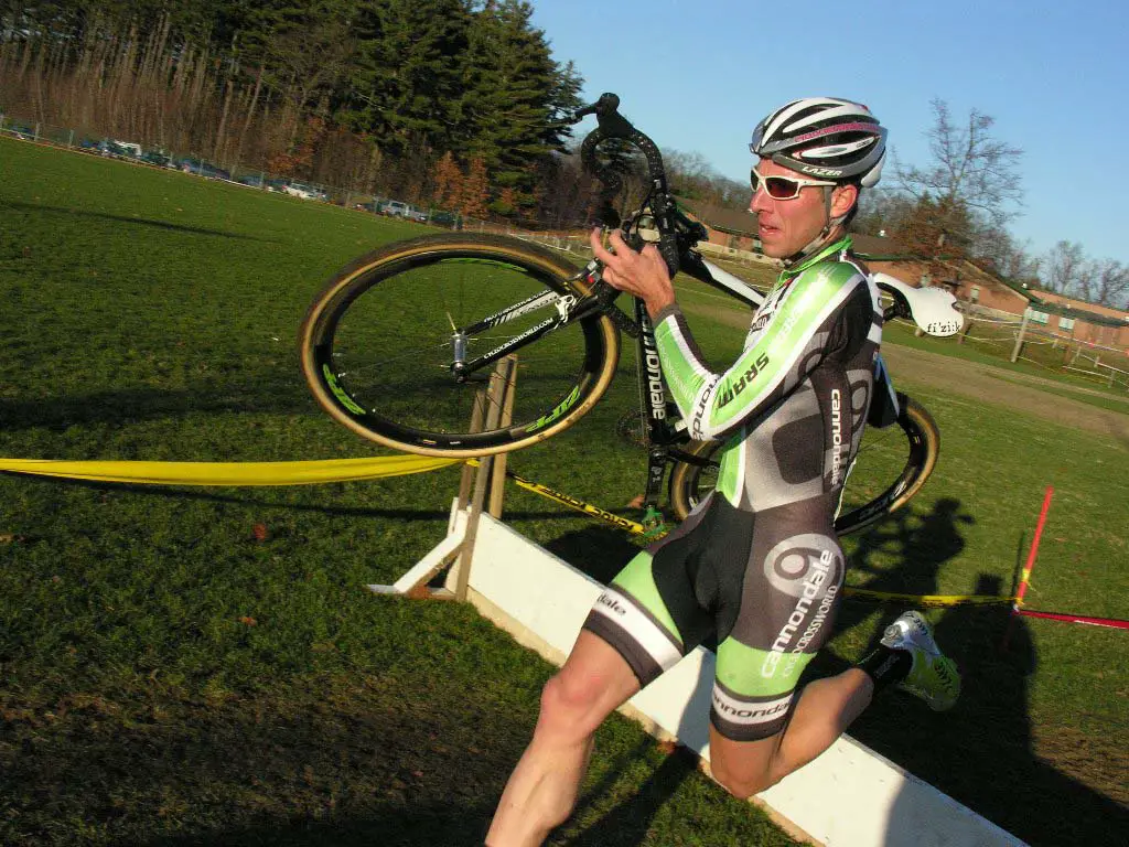 Powers in control. Baystate Cyclocross, Day 1. ? Paul Weiss