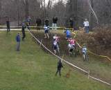  B men climb the run-up. Baystate Cyclocross, Day 1. ? Paul Weiss