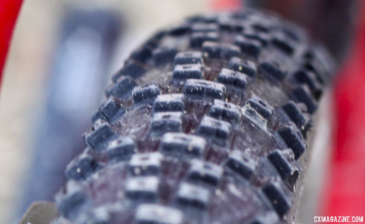 The multiple blocks on the Racing Ralph give it traction in a variety of conditions. © Cyclocross Magazine 
