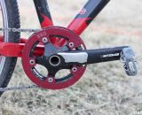 BBG bashguards sandwich the single 34 tooth chainring to ensure it stays in place. © Cyclocross Magazine