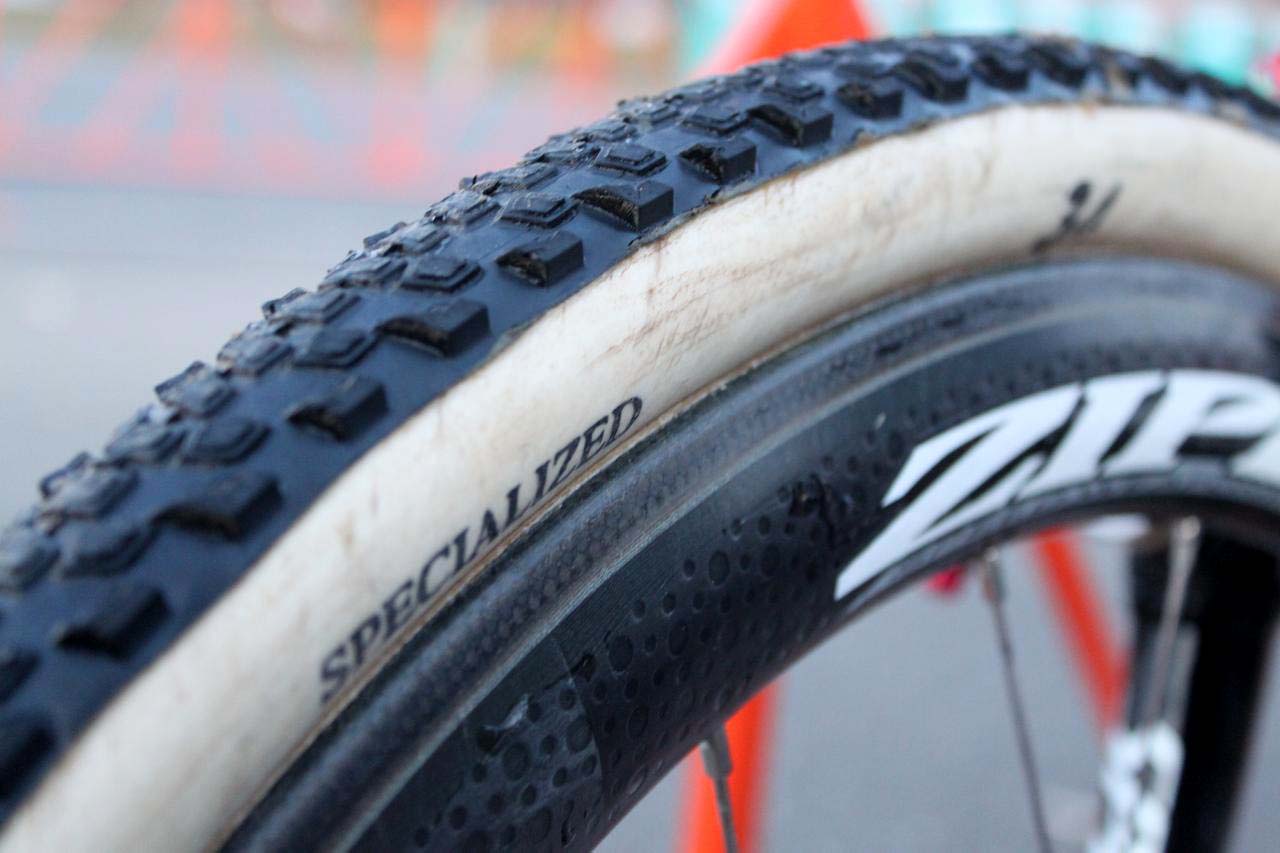 The prototype tubular - Specialized treads on an FMB casing. ? Cyclocross Magazine