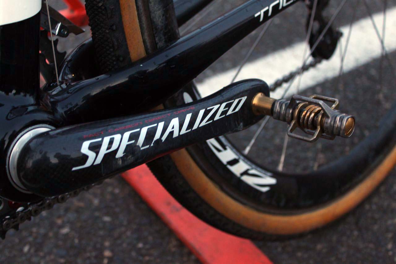 The carbon cranks are another in house item from Specialized. ? Cyclocross Magazine