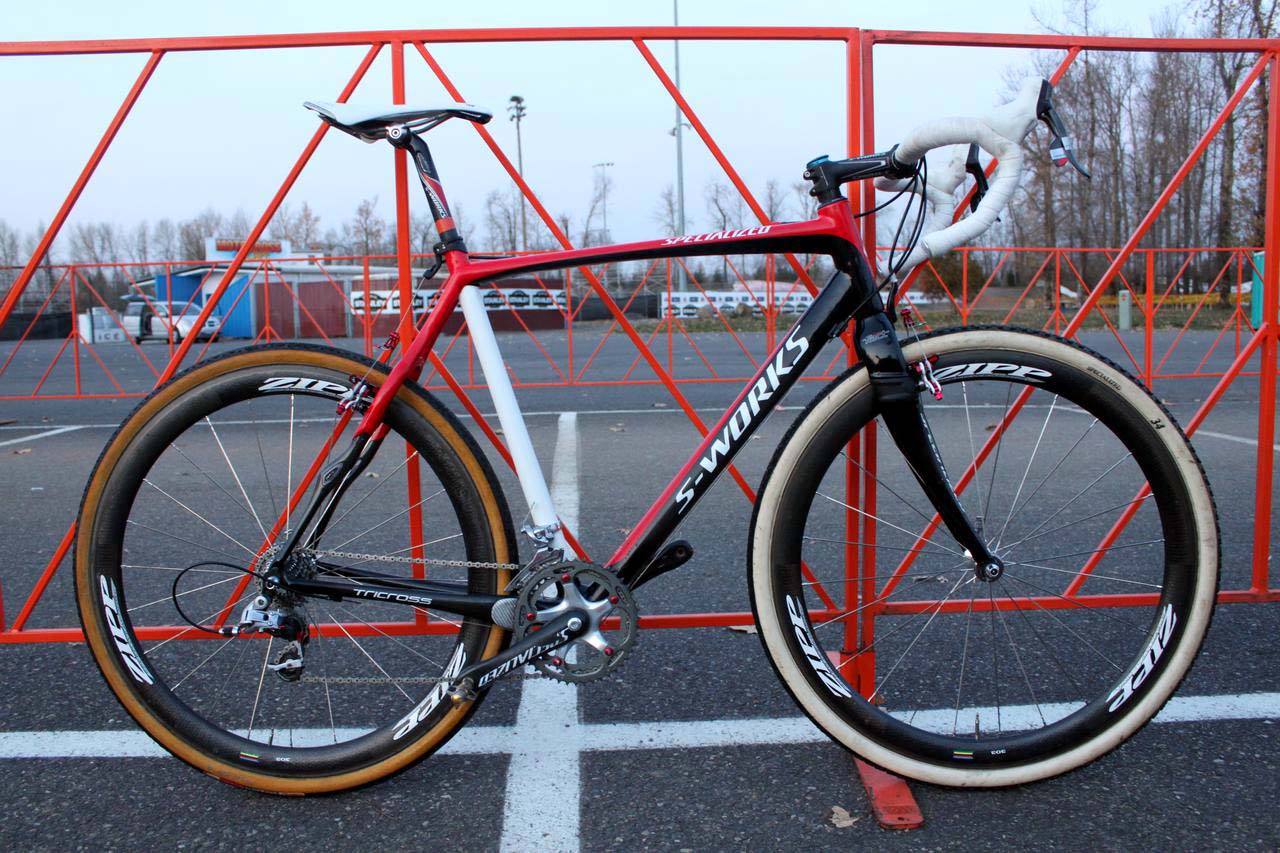 Todd Wells\' Specialized S-Works Tricross Carbon. ? Cyclocross Magazine