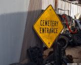 Cemetery Entrance at Bilenky Junkyard Cross. © Cyclocross Magazine