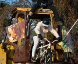 Riding the run-down at Bilenky Junkyard Cross. © Cyclocross Magazine