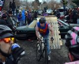 "Superman" at Bilenky Junkyard Cross. Â© Cyclocross Magazine