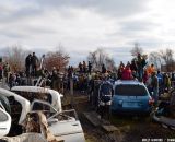 Thick crowds at Bilenky Junkyard Cross. © Cyclocross Magazine