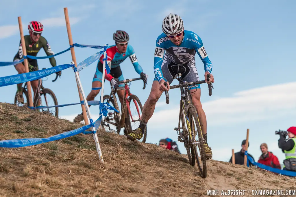 Brad Cole in the Men\'s 30-34 race at National Championships 2014. © Mike Albright 
