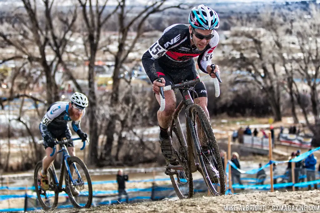 Lindine in the Men\'s 30-34 race at National Championships 2014. © Mike Albright 