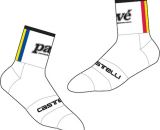Celebrate cycling's blogosphere and make the recipient's feet look sharp in one fell swoop. Made by Castelli. -David