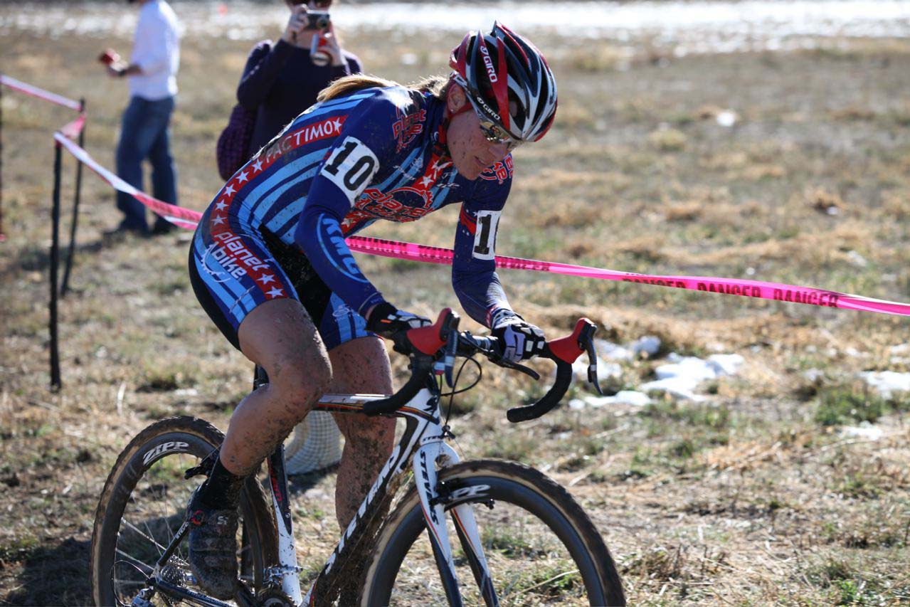 Katie Compton on a Saturday training ride. ? John Tannyhill