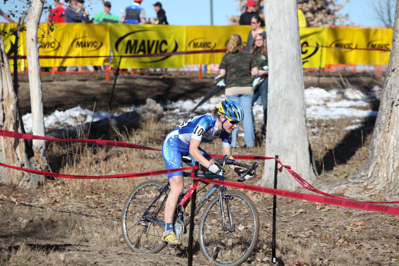 Alison Dunlap enjoying her return to top-tier UCI cyclocross racing. ? John Tannyhill