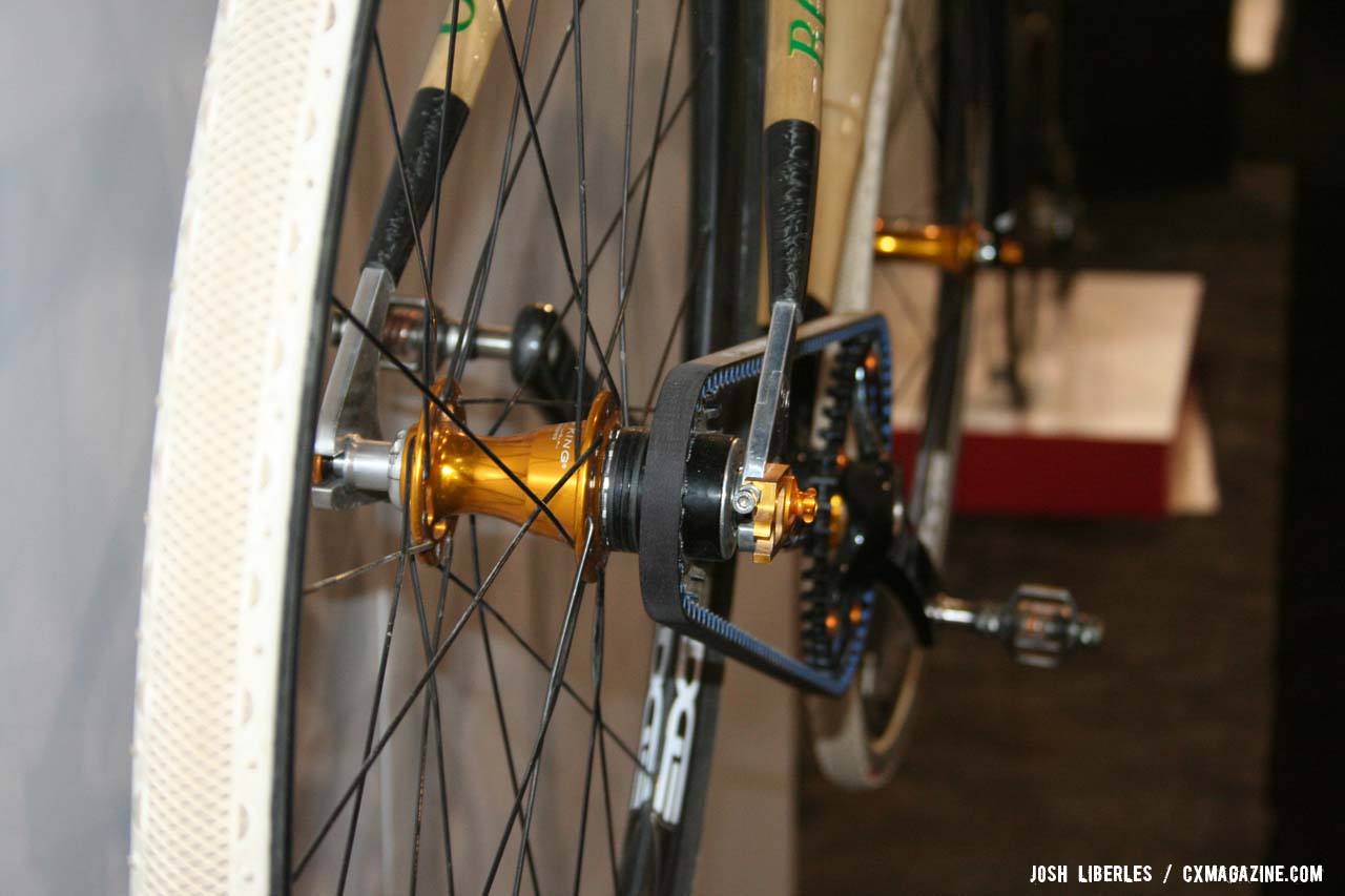 The simplicity of a singlespeed - only wicked high tech. ©Cyclocross Magazine