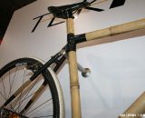 The bamboo tubes and carbon-wrapped joints give Boo bikes an unmistakable look. ©Cyclocross Magazine