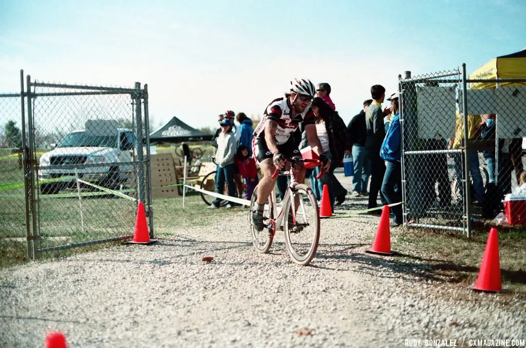 Andrew Lyles, like a few other riders, did not finish due to a crash; the gravel got a lot of people that day.© Rudy Gonzalez