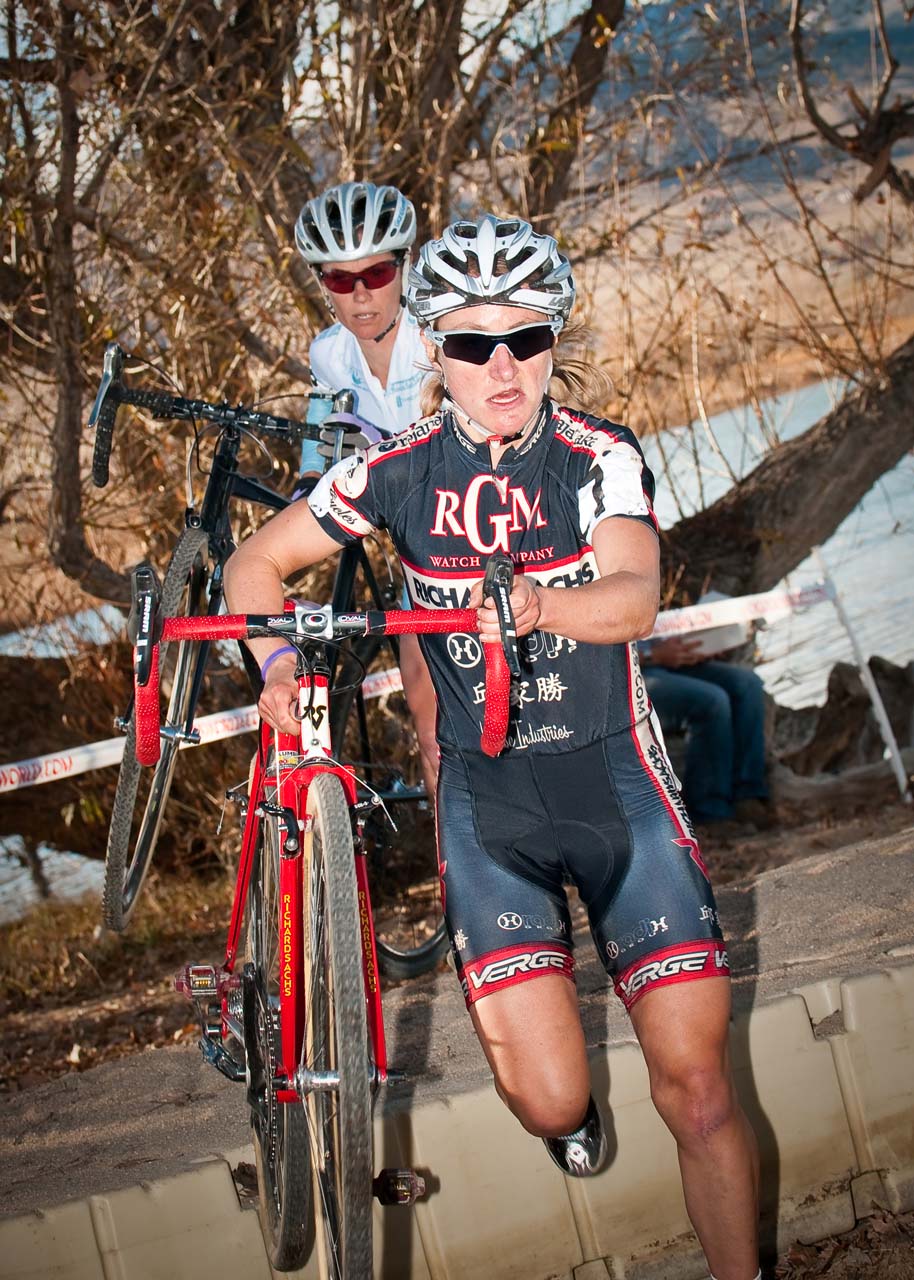 Amy Dombroski raced to second place at the 2009 Boulder Cup. ? Dejan Smaic / sportifimages.com