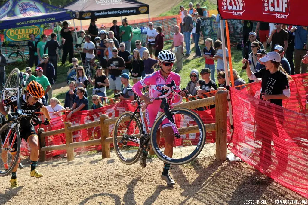 Meredith Miller at the Boulder Cup. © Jesse Pisel