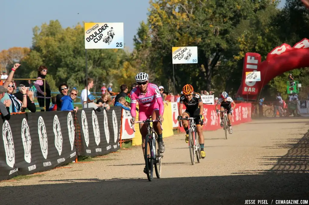 Miller and Anthony at the Boulder Cup. © Jesse Pisel