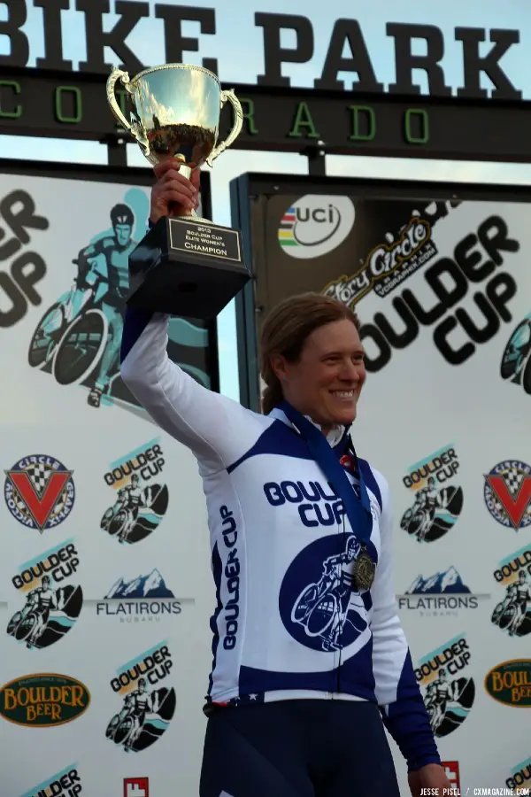 Compton with the Boulder Cup... at the Boulder Cup. © Jesse Pisel