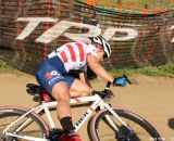 ...And Compton's crash at the Boulder Cup. © Jesse Pisel