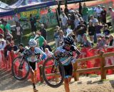 Mani chased by Duke at the Boulder Cup. © Jesse Pisel