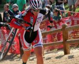 Heading up the steep steps at the Boulder Cup. © Jesse Pisel