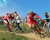 Wells chases Eckmann at the Boulder Cup. © Jesse Pisel