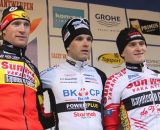 The Podium: Niels Albert, Klaas Vantornout, and Jim Aernouts © Bart Hazen