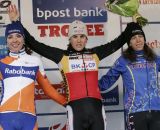 The Women's Podium: Sanne Cant, Sabrina Stultiens, Helen Wyman  © Bart Hazen