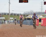 Stephen Tilford (Tradewind Energy Cycling Team, on right) will start in the front row.  (Men's 50-54).  Â©Brian Nelson