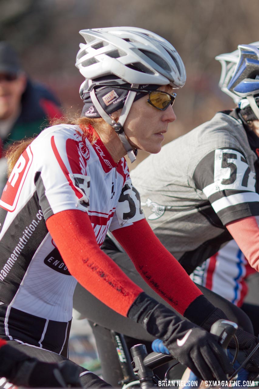 Beverly Enslow waiting for the start.  ©Brian Nelson