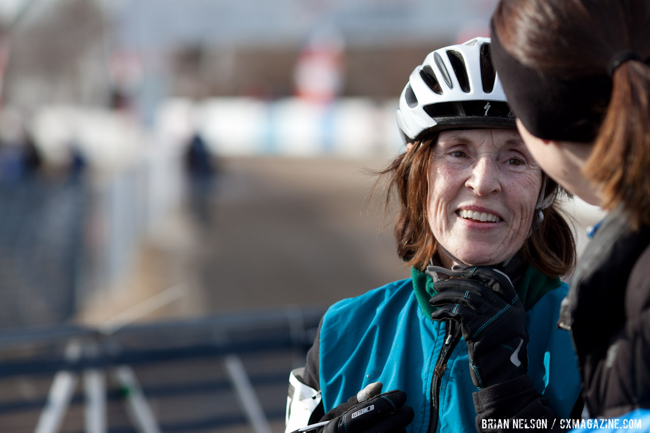 Julie O\'Neil after winning her first Championship.  Â©Brian Nelson