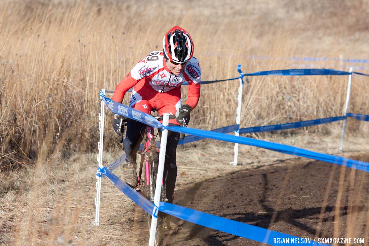 Gina Hall picking the right line.  ©Brian Nelson