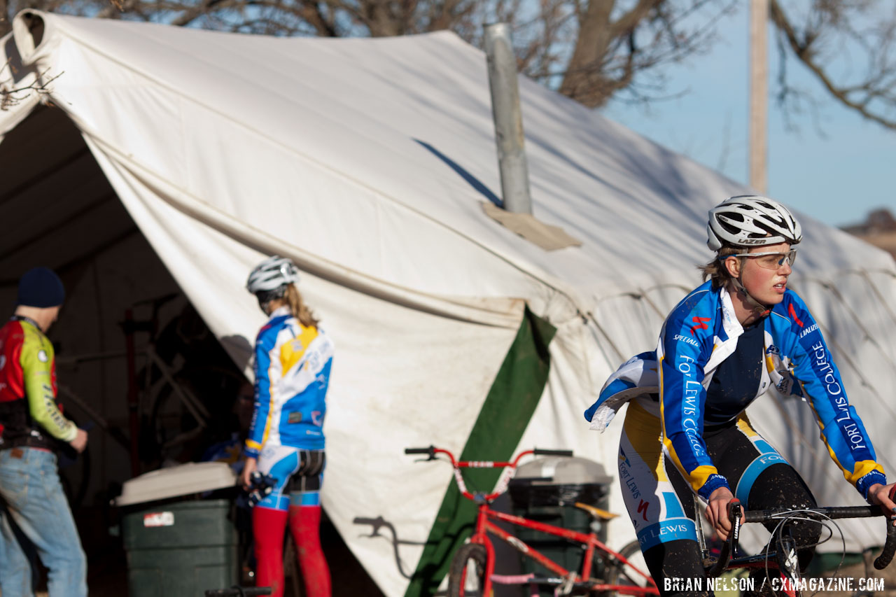 Fort Lewis College wins the best team tent award.  Â©Brian Nelson