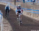 Susan Prieto trying to hold off Deirdre Garvey.  Â©Brian Nelson